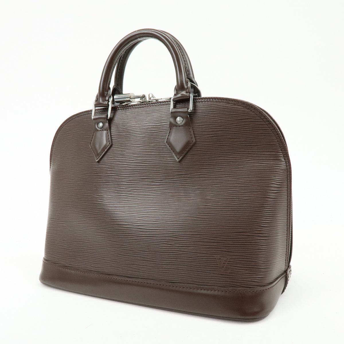 Louis Vuitton Epi Alma Leather Hand Bag Moca M5280D