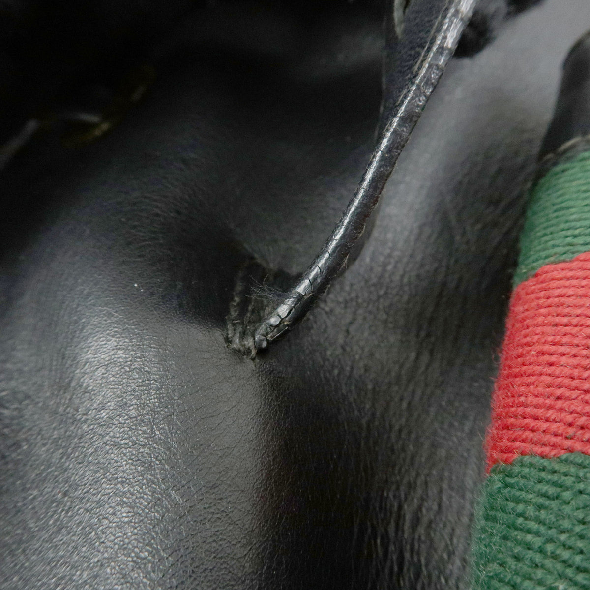 GUCCI Bamboo Sherry Leather Backpack Rucksack Black 003・2058・0044