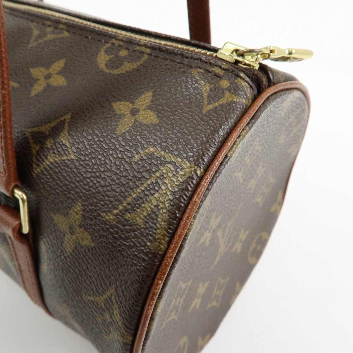 Louis Vuitton Monogram Papillon 26 Hand Bag Brown M51366