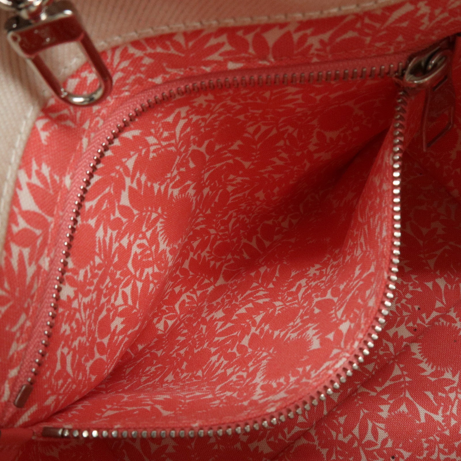 Louis Vuitton Canvas Leather Cabas PM Hand Bag Corail M94505