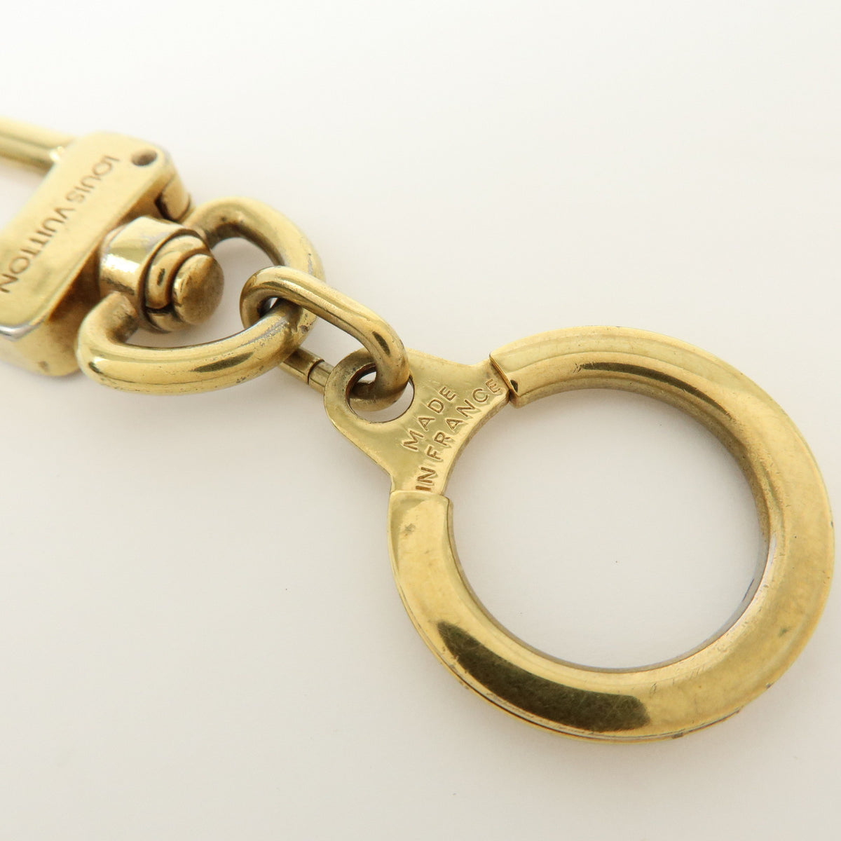 Louis Vuitton Ano Cles Key Chain Bag Chram Gold M62694