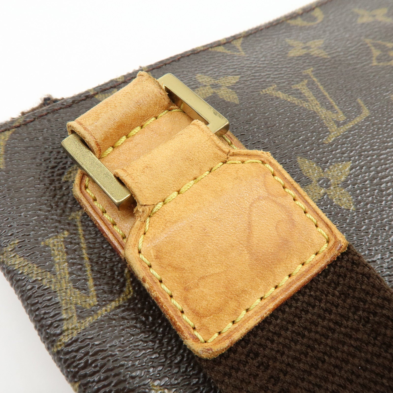 Louis Vuitton Monogram Pochette Bosphore Shoulder Bag Brown M40044