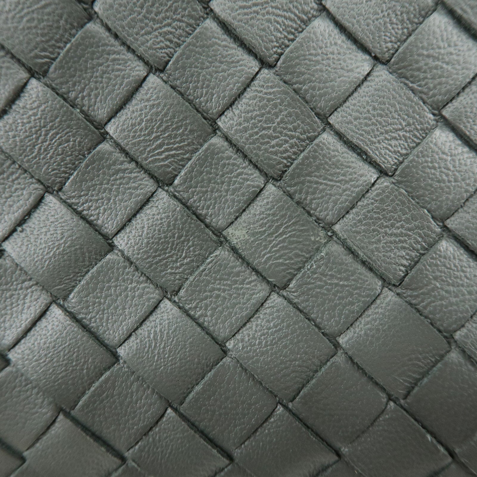 BOTTEGA VENETA Intrecciato Leather Chain Shoulder Bag Gray B07669596G