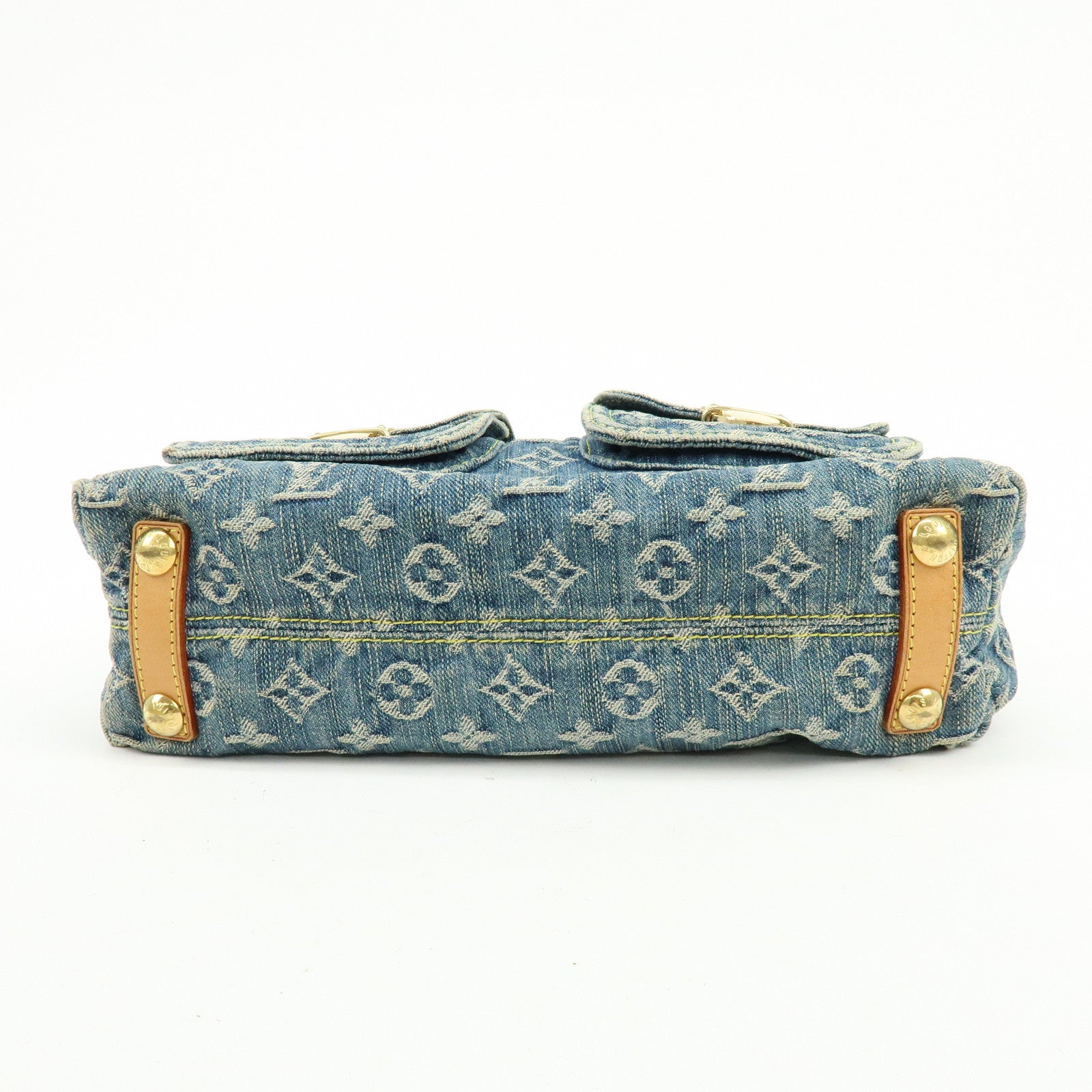 Louis Vuitton Monogram Denim Baggy PM 2Way Bag Shoulder Bag M95049