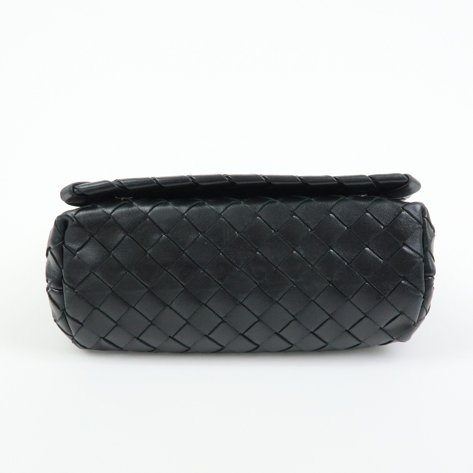 BOTTEGA VENETA Intrecciato Nappa Leather Shoulder Bag Black 600519