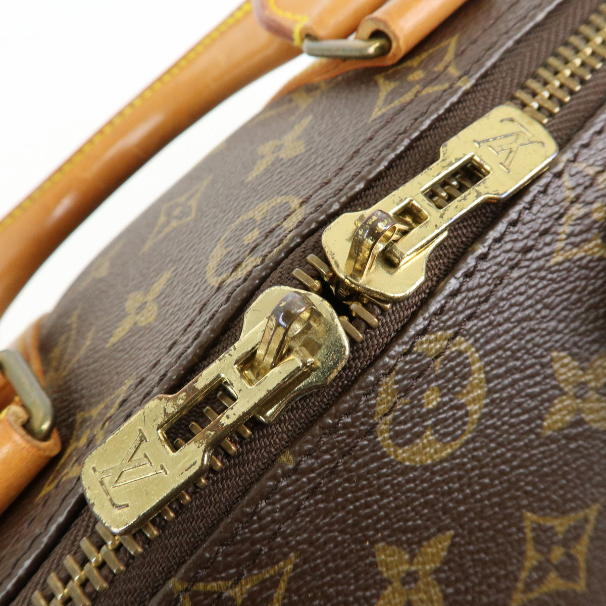 Louis Vuitton Monogram Keep All 45 Boston Bag Brown M41428