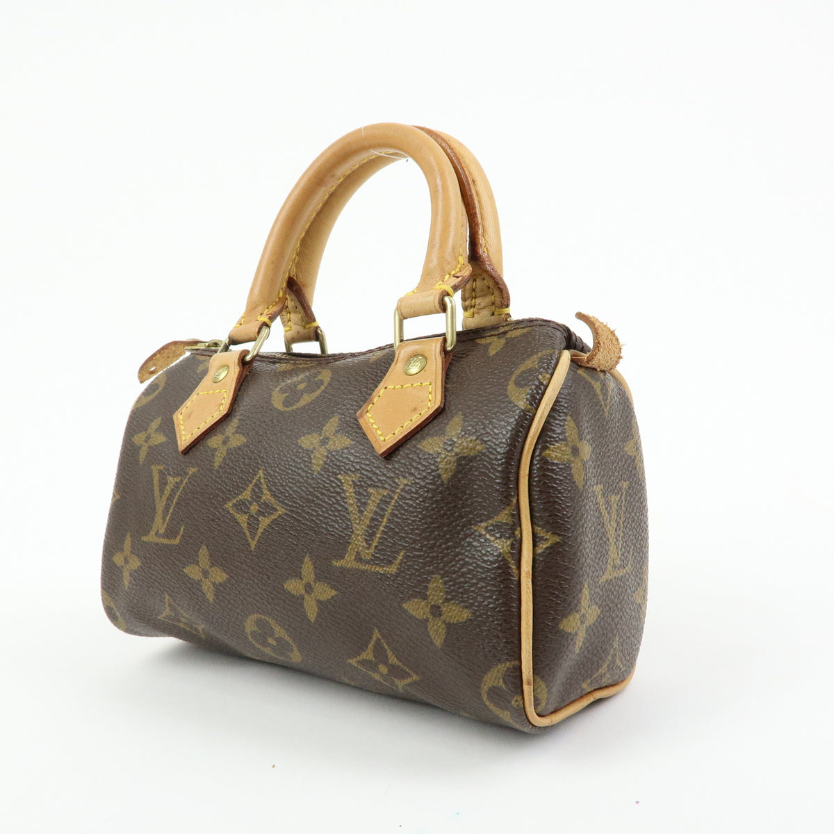 Louis Vuitton Monogram Canvas Mini Speedy Hand Bag Brown M41534