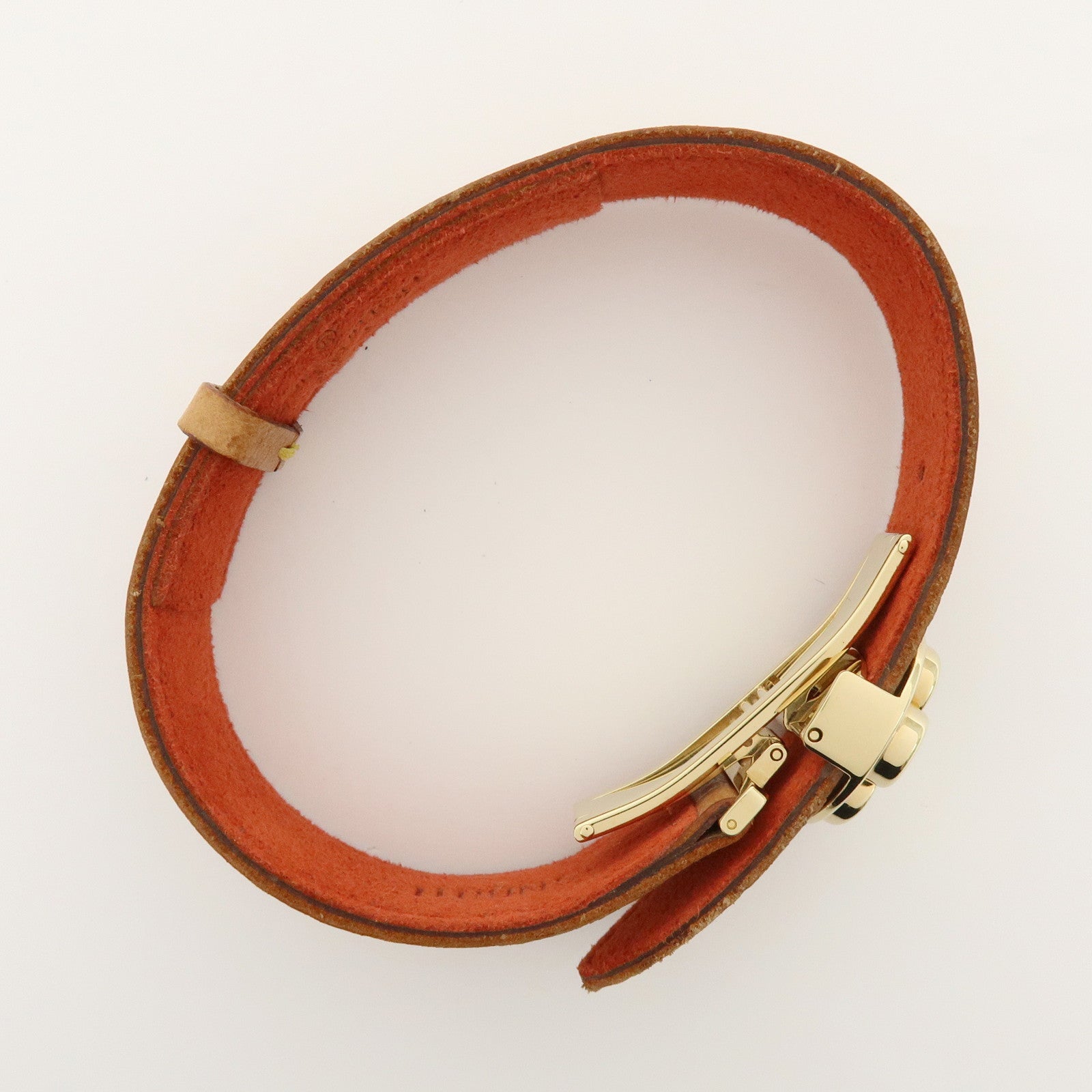 Louis Vuitton Monogram Leather Good Luck Bracelet Natural