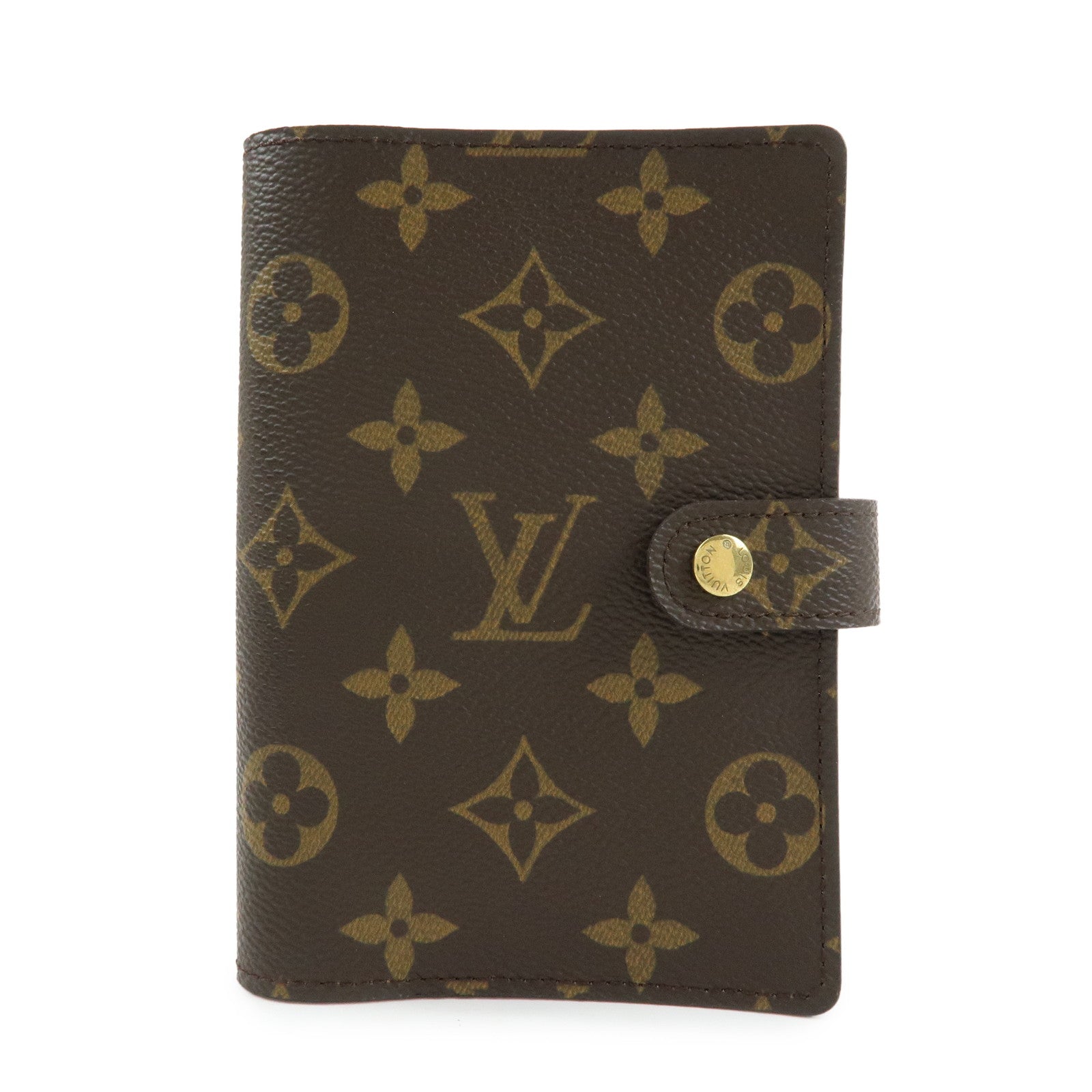 Louis Vuitton Monogram Agenda PM Planner Cover Brown R20005