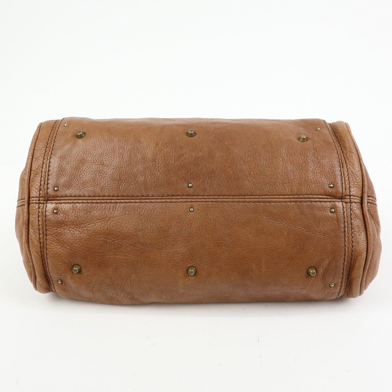 Chloe Paddington Medium Leather Hand Bag Shoulder Bag Brown
