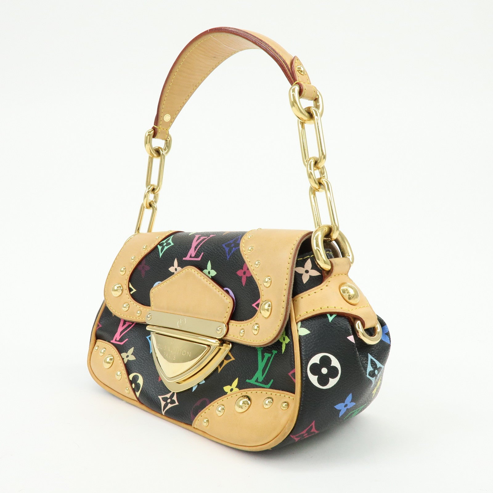 Louis Vuitton Monogram Multi Color Marilyn Hand Bag Shoulder Bag M40128