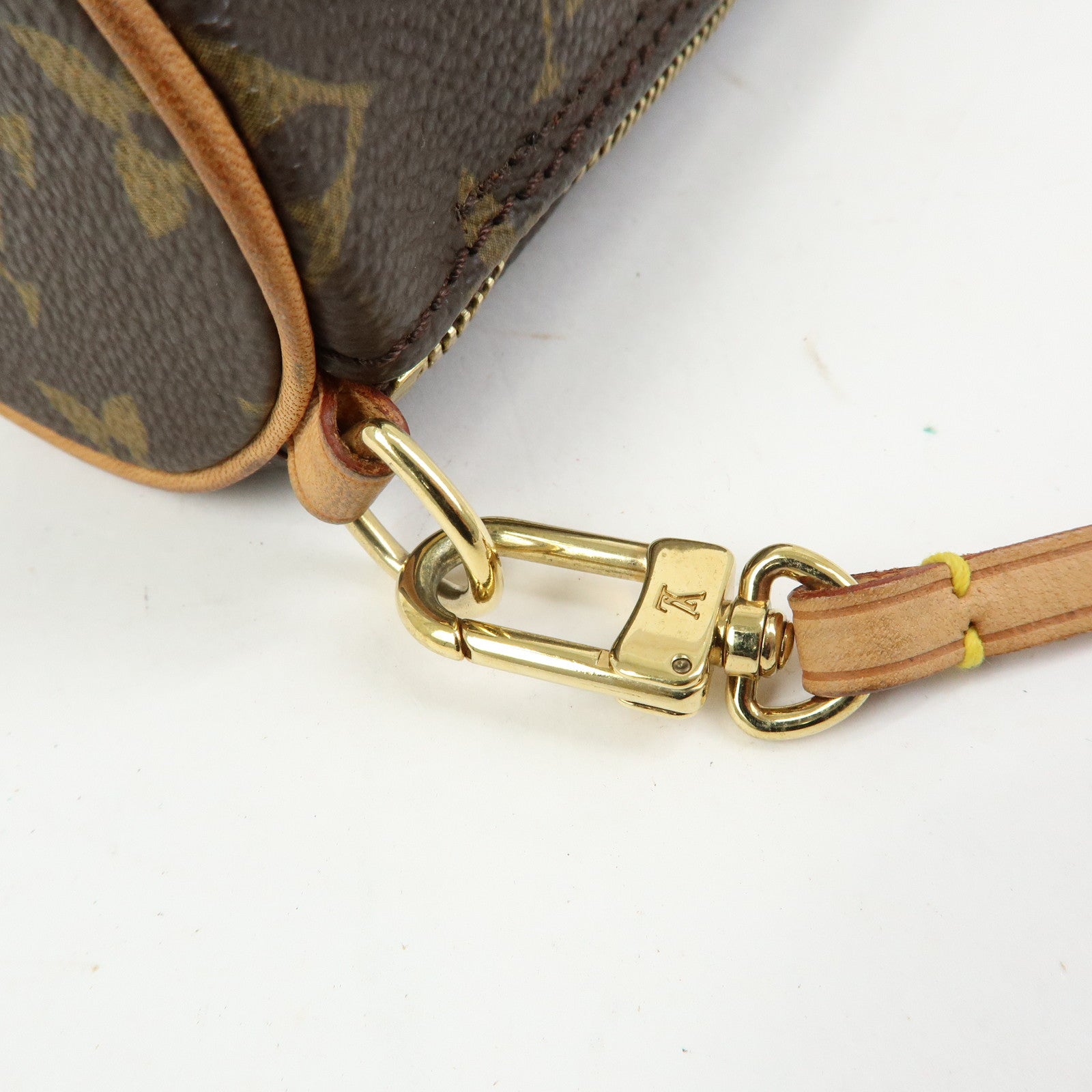 Louis Vuitton Monogram Mini Pouch for Papillon Bag Brown