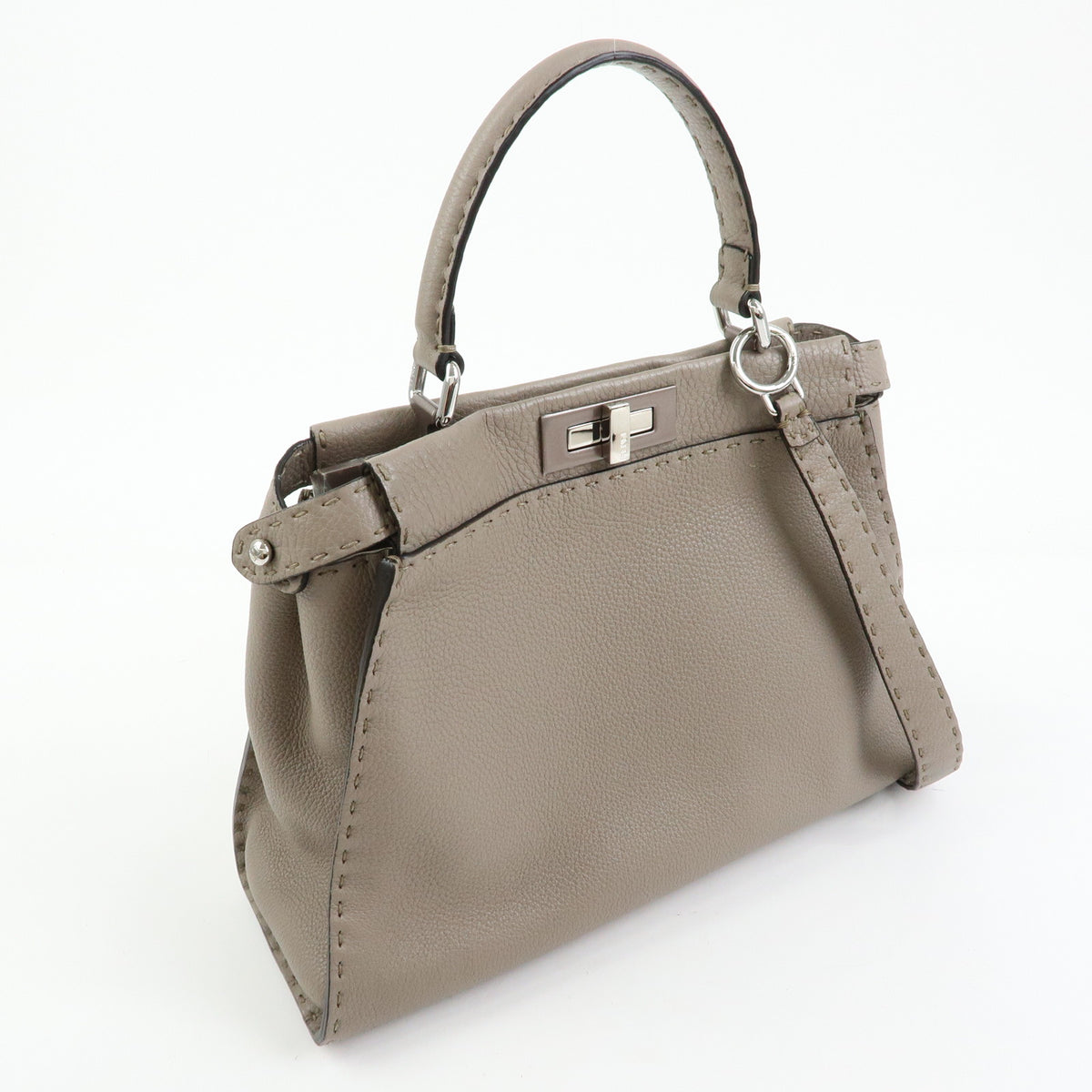FENDI Peekaboo Medium Celleria 2Way Bag Hand Bag Shoulder Bag 8BN290