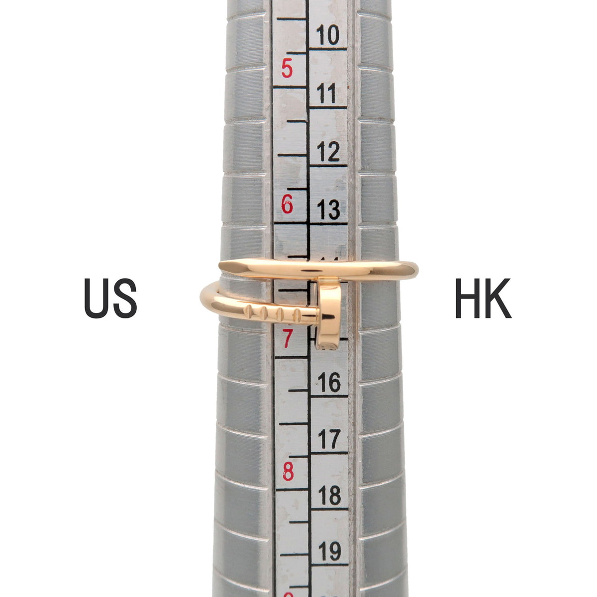Cartier Juste un Clou Ring K18 750YG SM #51 US6.5 EU52 HK13 B4094800