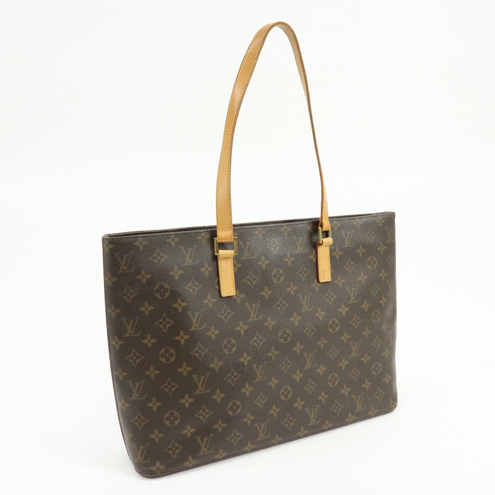 Louis Vuitton Monogram Luco Tote Bag Shoulder Bag Brown M51155