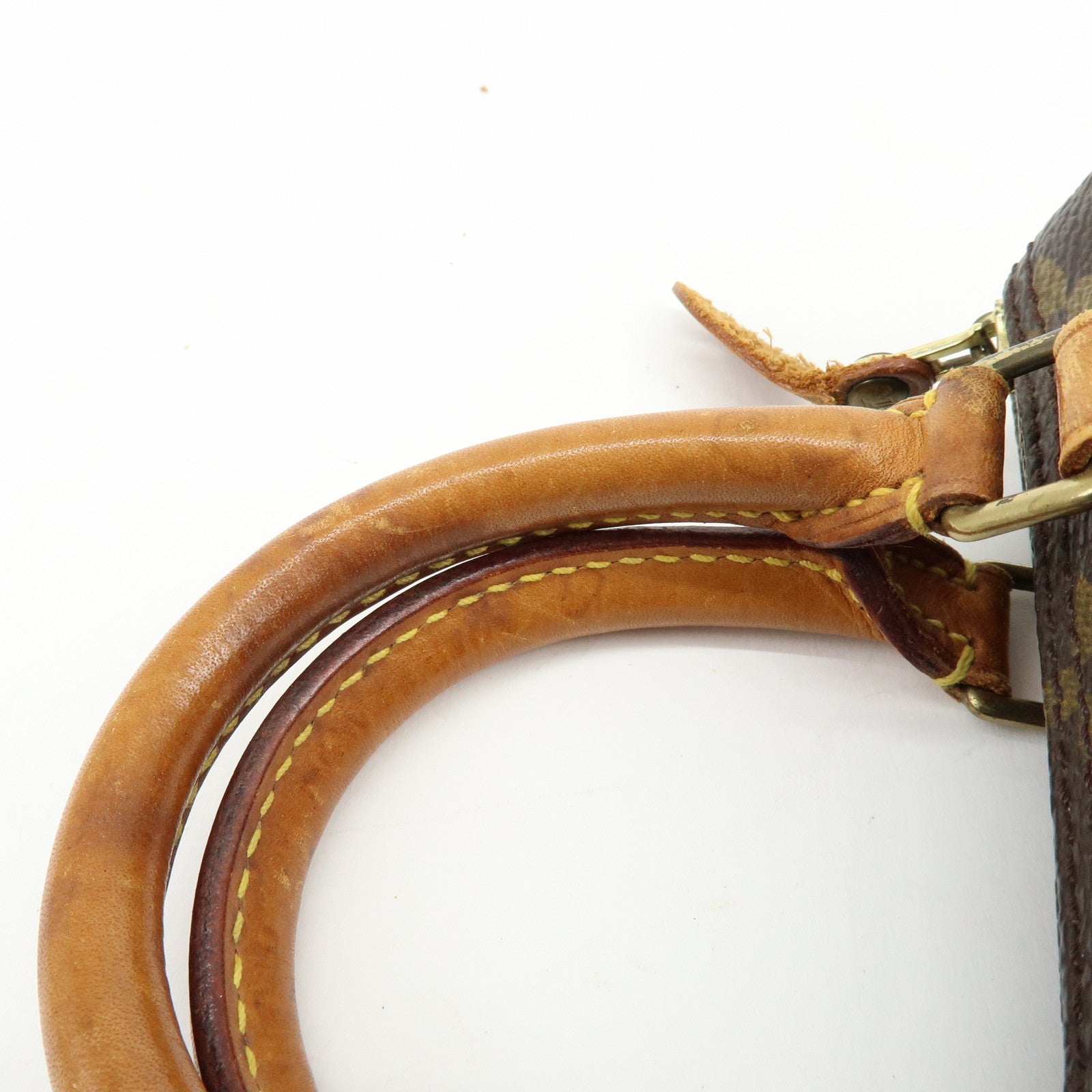 Louis Vuitton Monogram Canvas Mini Speedy Hand Bag & Strap M41534