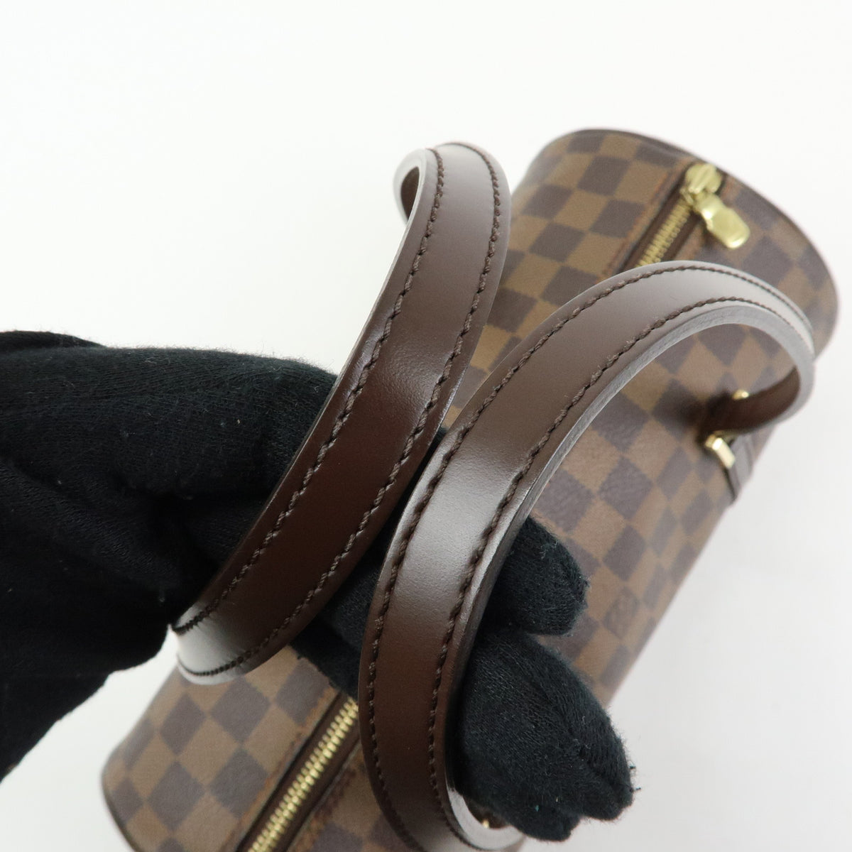 Louis Vuitton Damier Ebene Papillon 30 Hand Bag Brown N51303