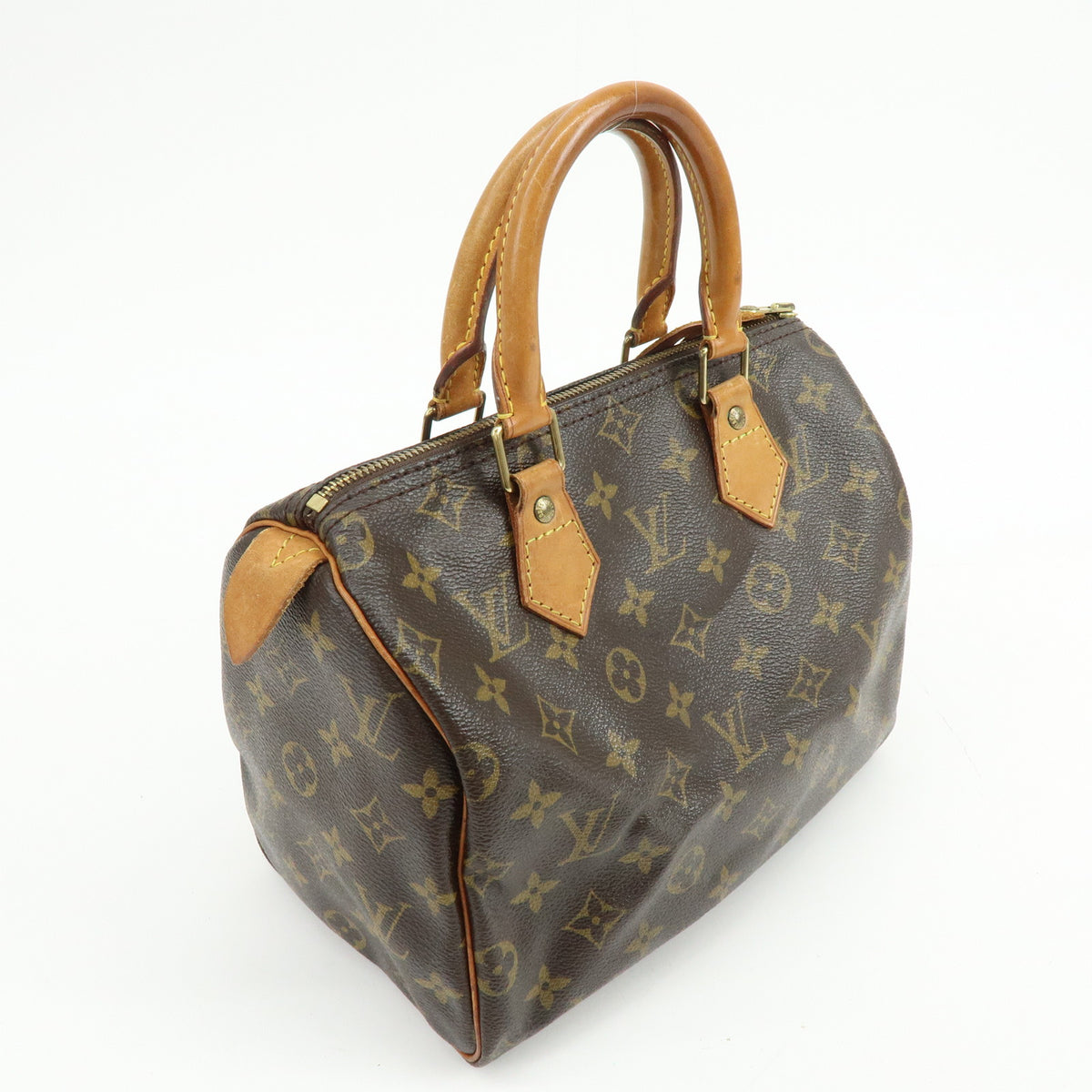 Louis Vuitton Monogram Speedy 25 Boston Bag Hand Bag Brown M41528