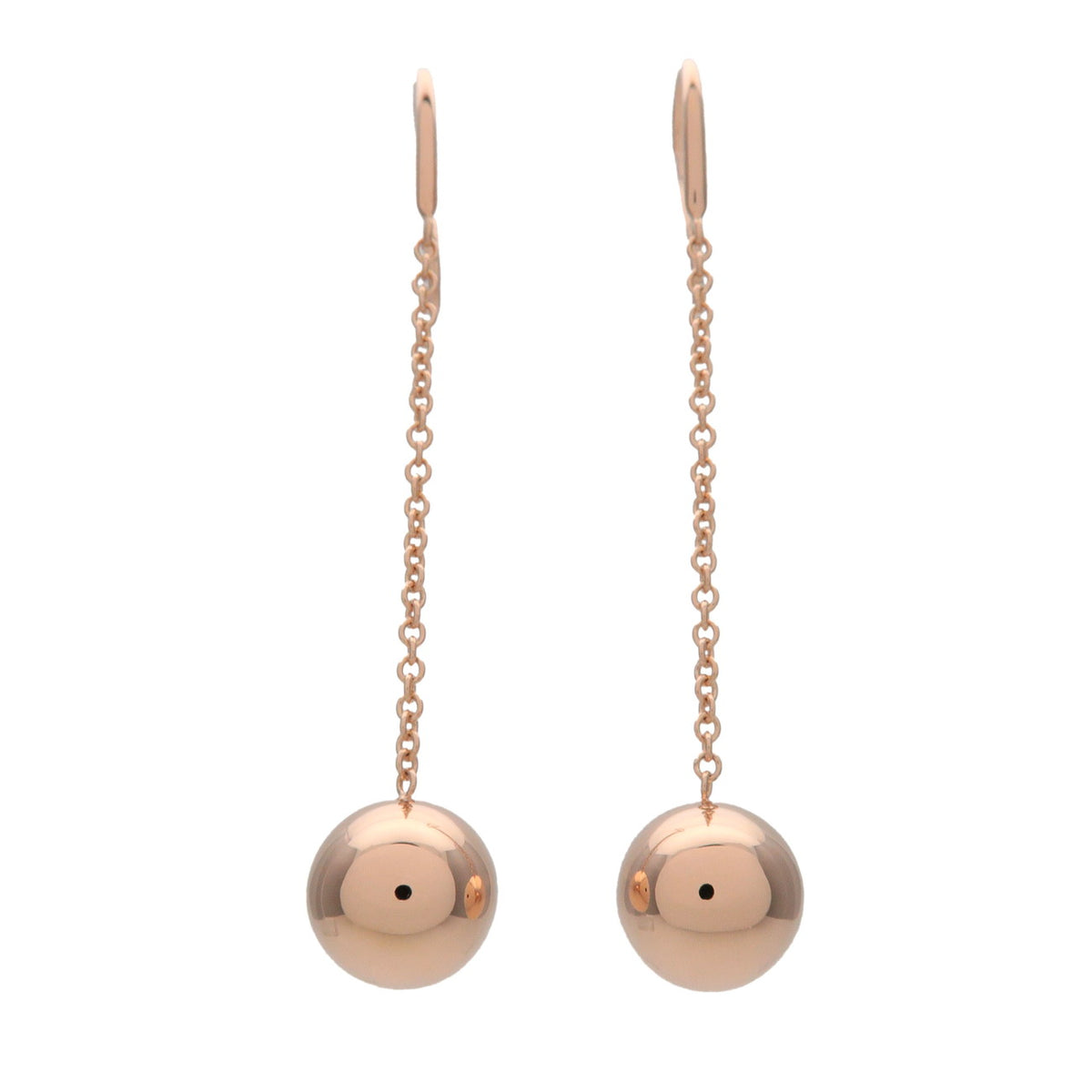 Tiffany & Co Hardware Ball Earring Hook K18 750PG Rose Gold