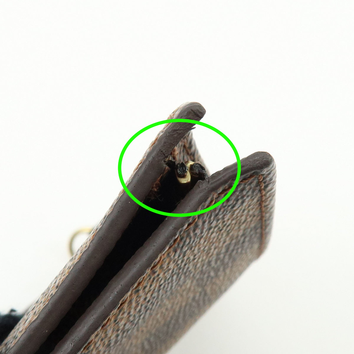 Louis Vuitton Damier Ebene Pouch for Marais Bag Brown
