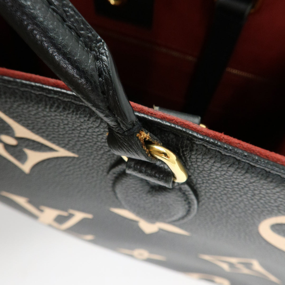 Louis Vuitton Bicolor Monogram Empreinte On The Go MM Tote Bag M45495