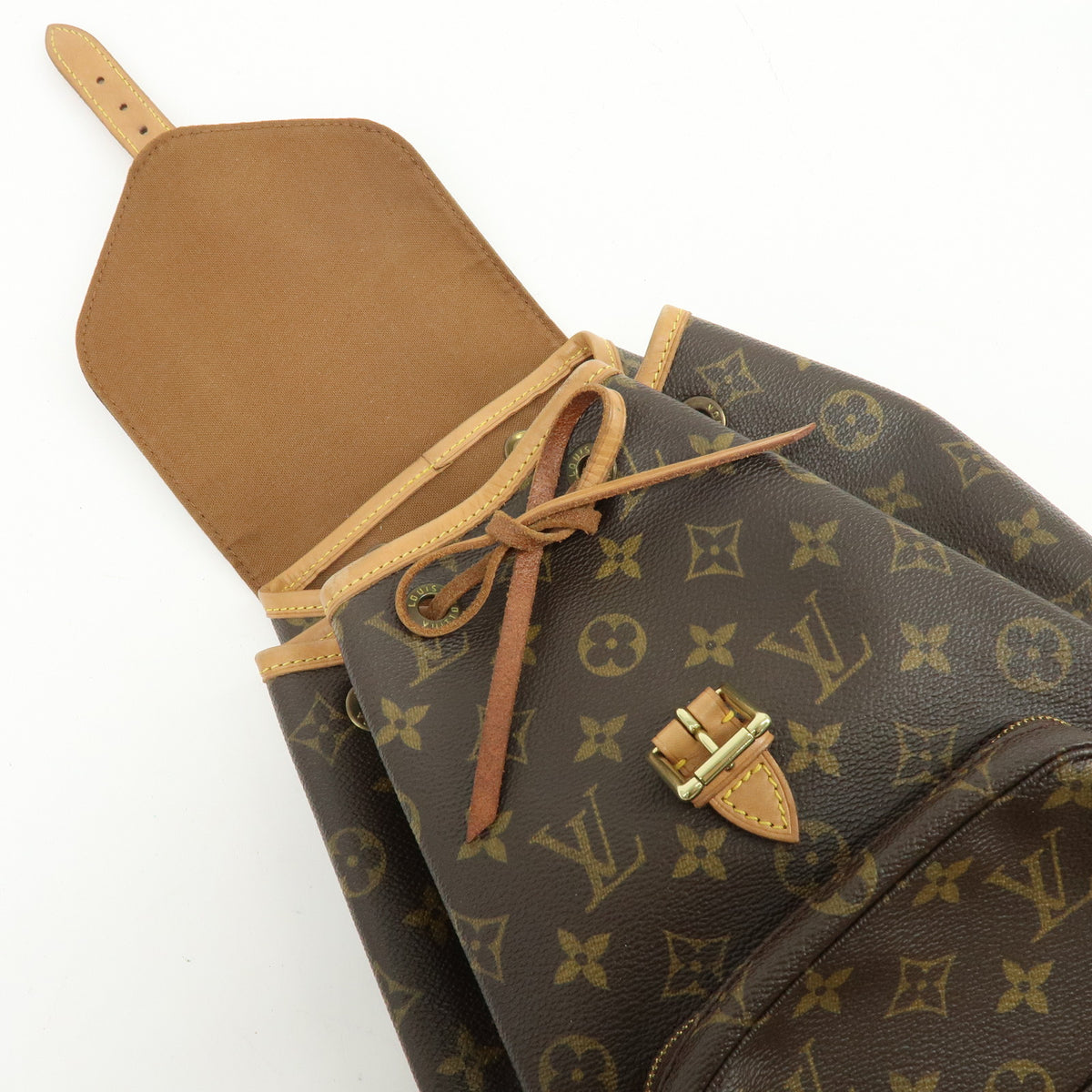 Louis Vuitton Monogram Montsouris MM Backpack Brown M51136