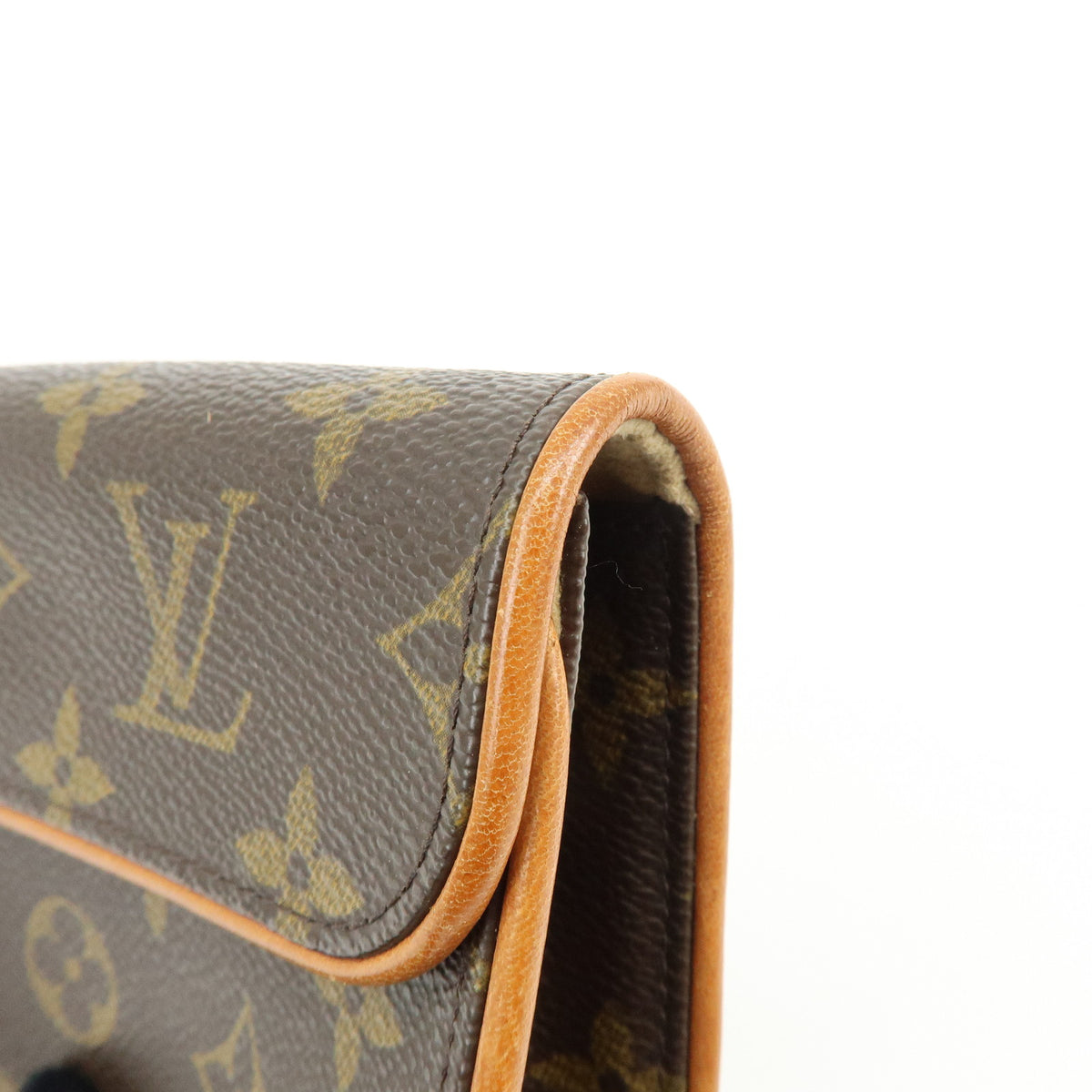 Louis Vuitton Monogram Pochette Florentine Waist Bag Belt XS M51855