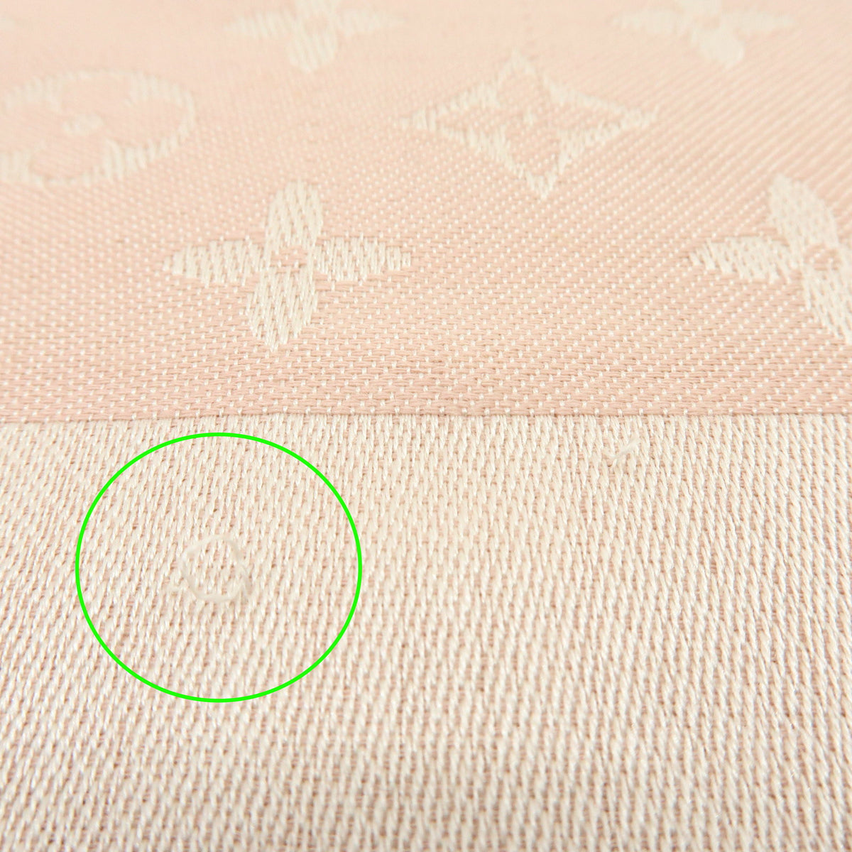 Louis Vuitton Monogram Silk Wool Scarf Rose Poudre 401910