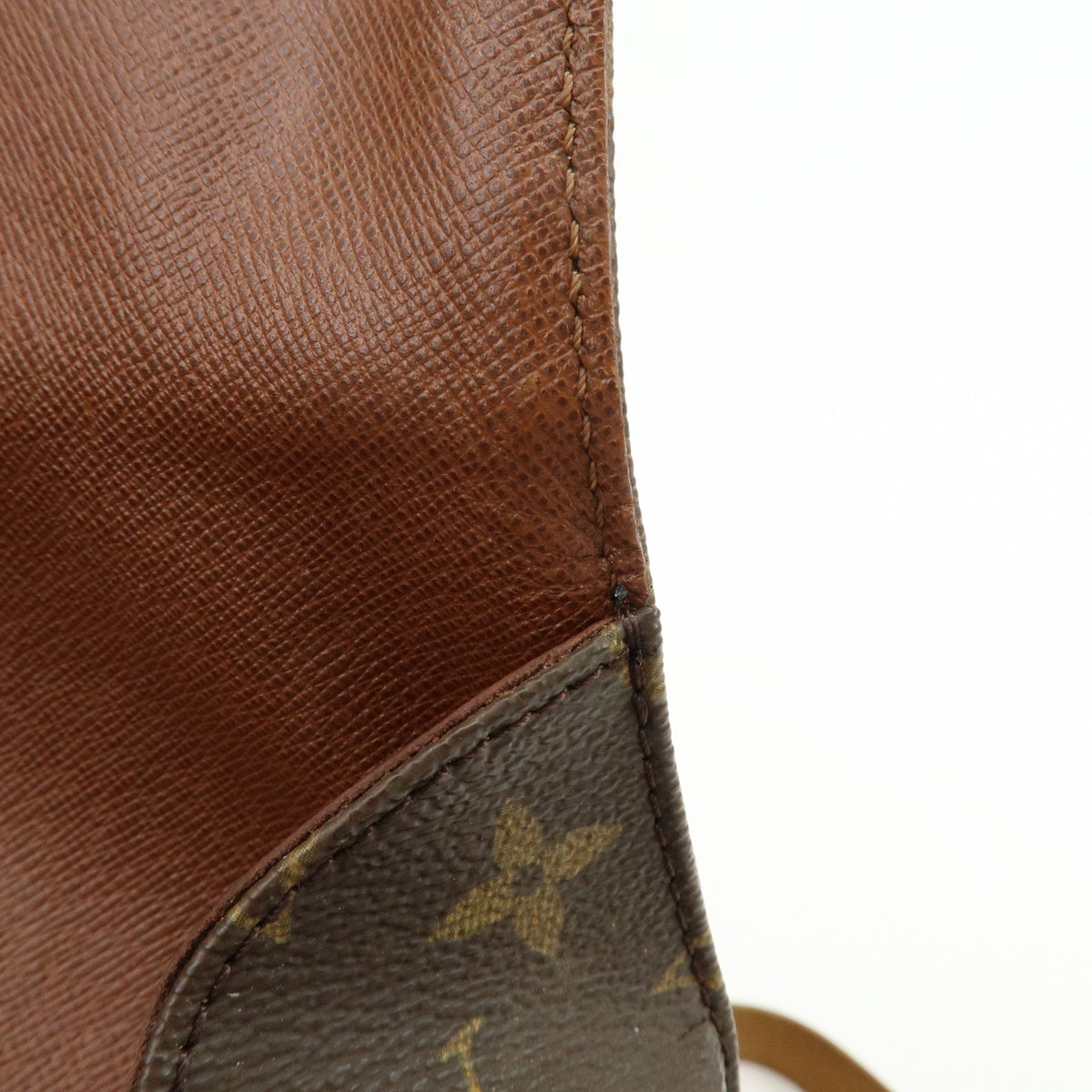 Louis Vuitton Monogram Cartouchiere GM Crossbody Bag Brown M51252