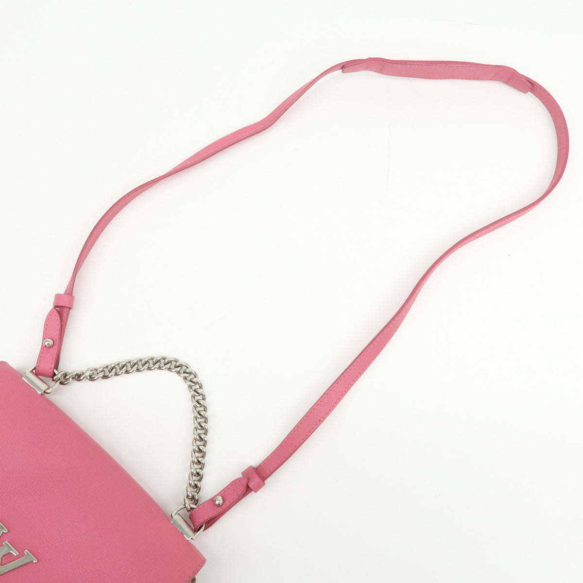 Louis Vuitton LOCKME 2 BB Leather 2 Way Hand Bag Rose Khaki M54103