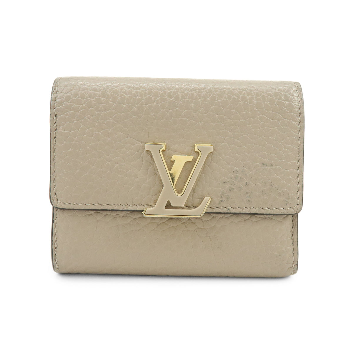 Louis Vuitton Portefeuille Capcines Galet Compact Wallet Galet M68747