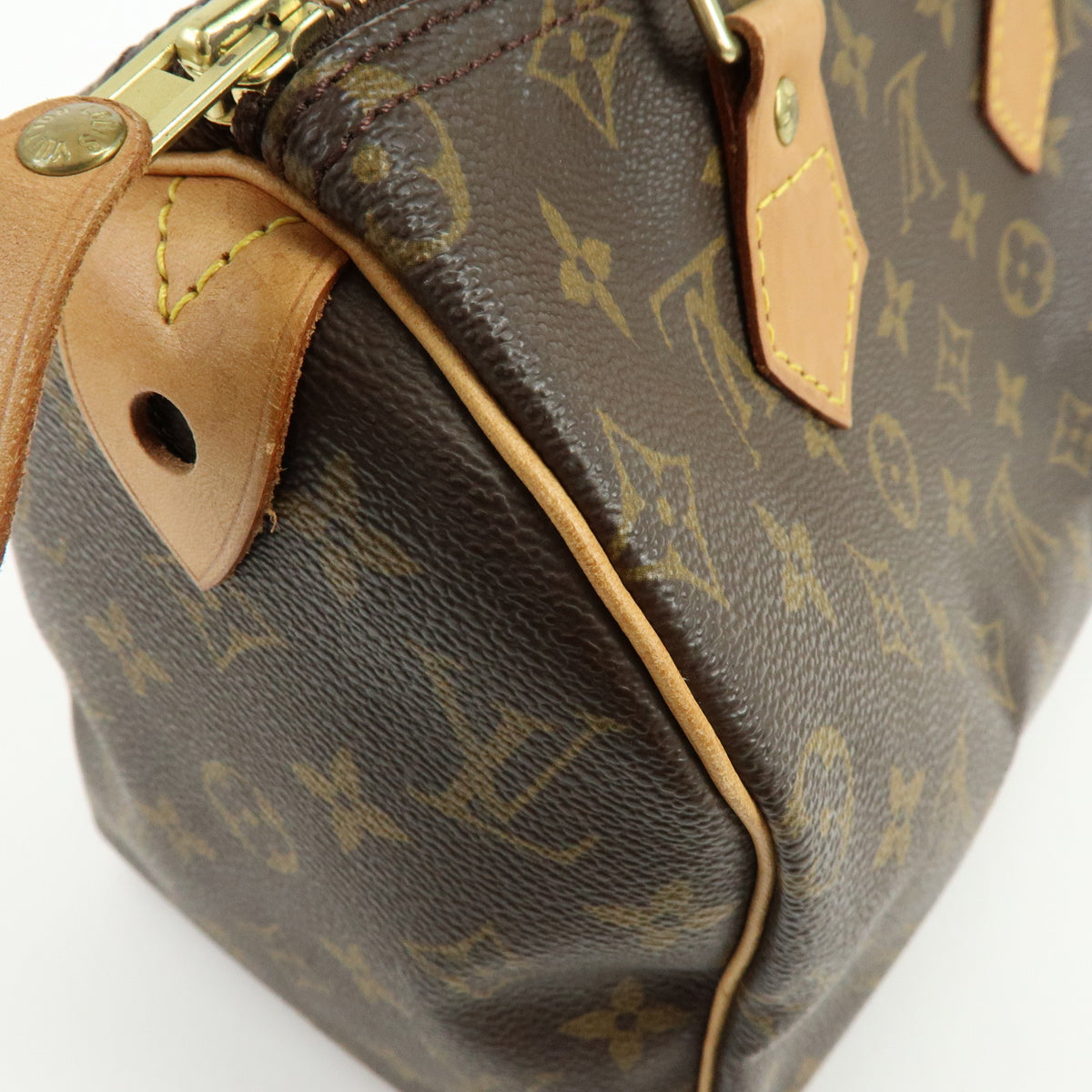 Louis Vuitton Monogram Speedy 25 Boston Bag Hand Bag Brown M41528