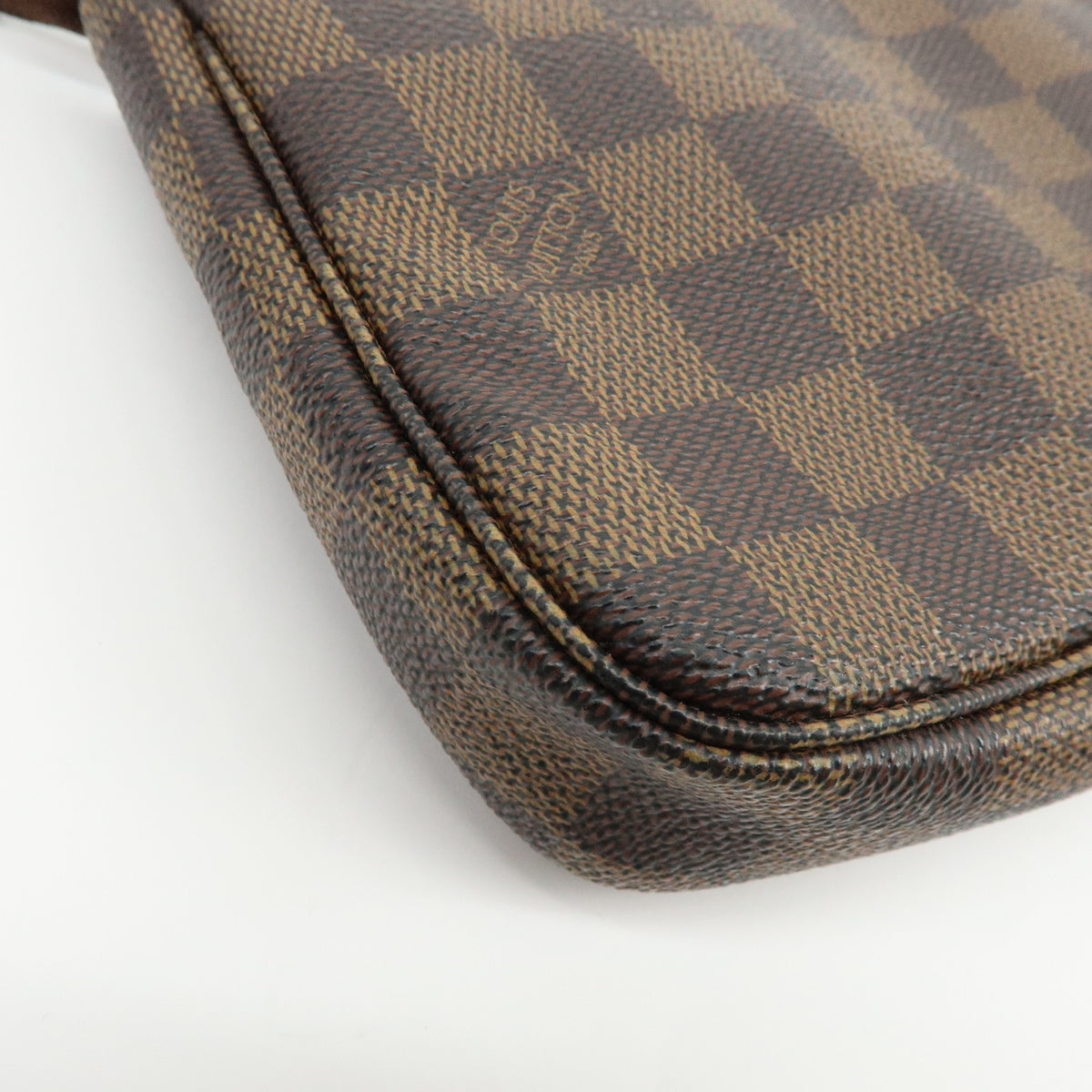 Louis Vuitton Damier Ebene Pochette Accessoires Hand Bag Brown N51985