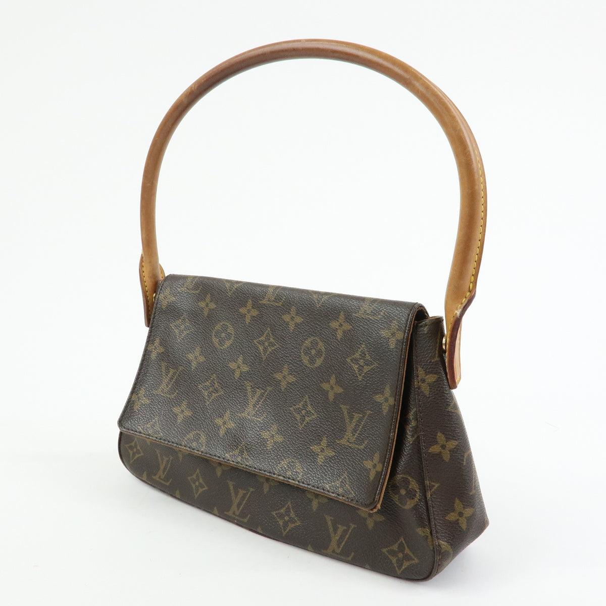 Louis Vuitton Monogram Mini Looping Shoulder Bag Brown M51147