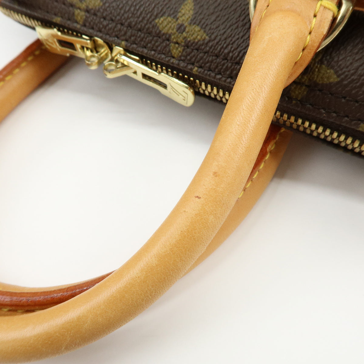 Louis Vuitton Monogram Deauville Canvas Hand Bag Brown M47270
