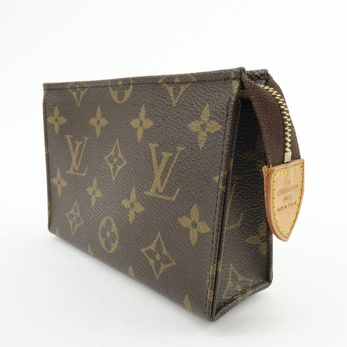 Louis Vuitton Monogram Poche Toilette 15 Cosmetic Pouch Brown M47546