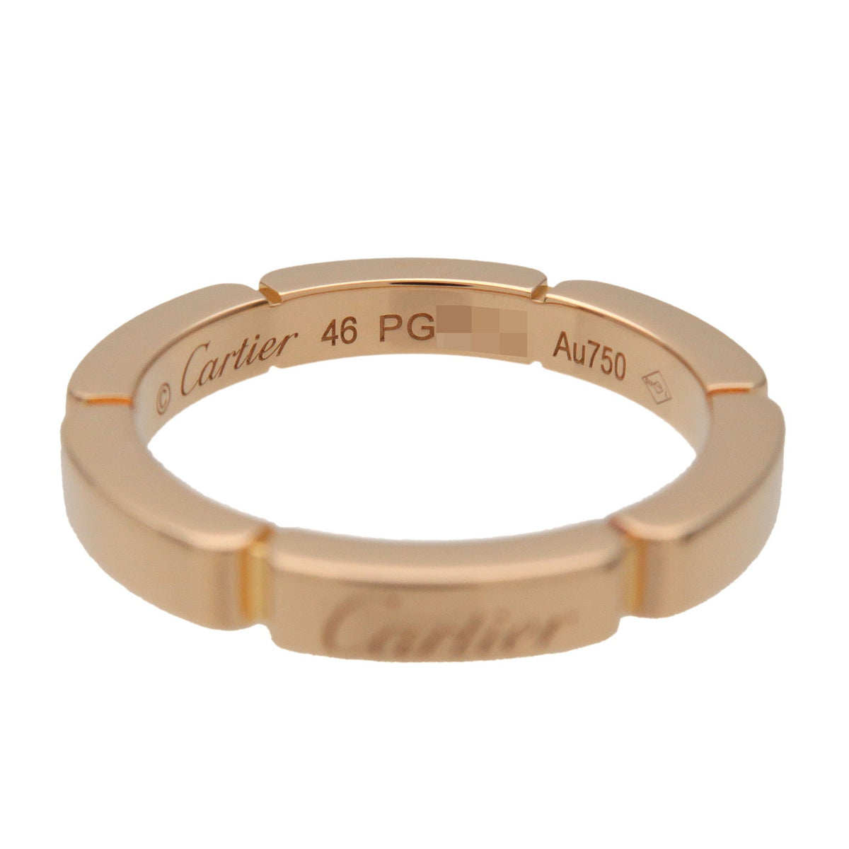 Cartier Maillon Panthere Ring K18 750YG Yellow Gold #46 US3.75 EU46