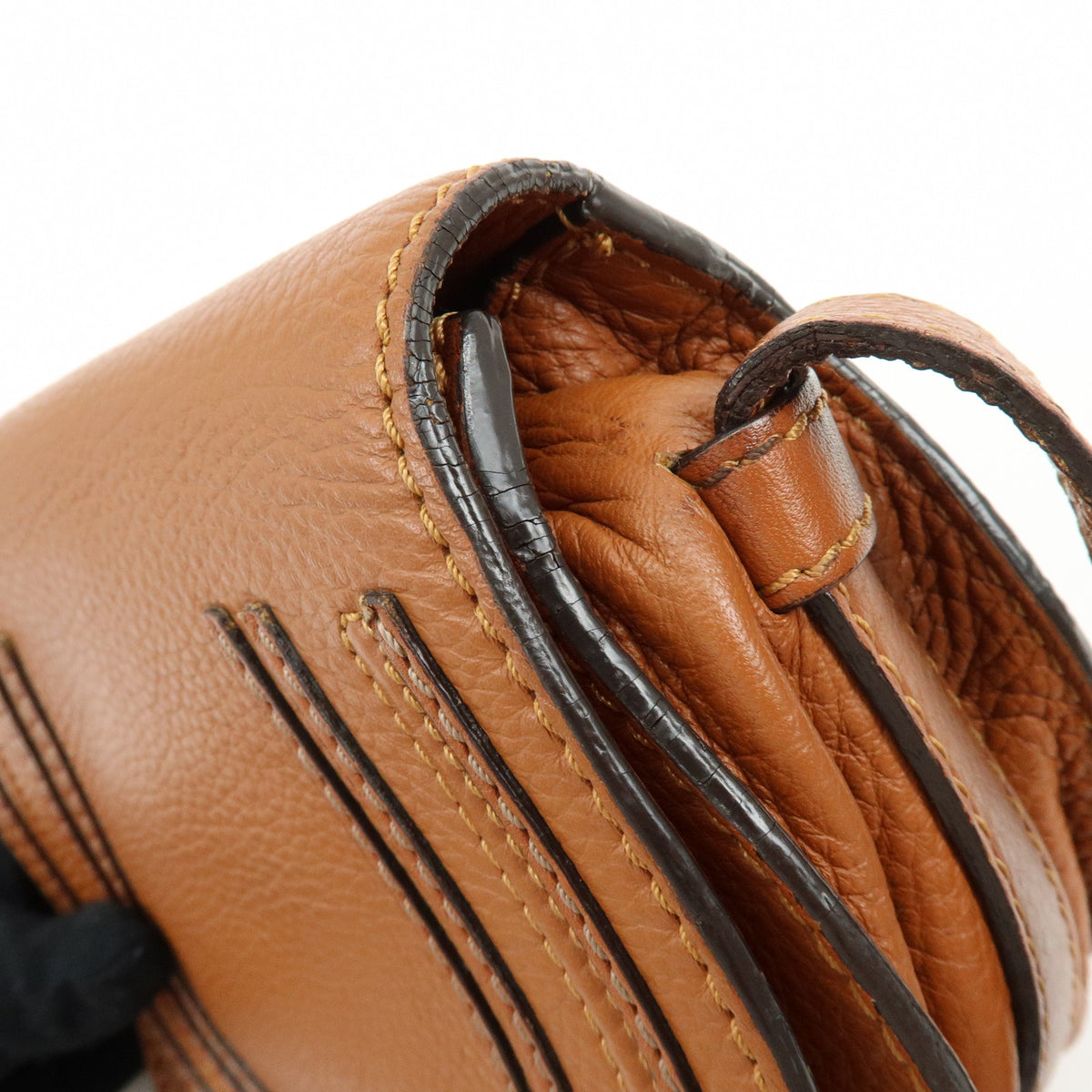 Chloe Mercy Leather Shoulder Bag Crossbody Bag Brown