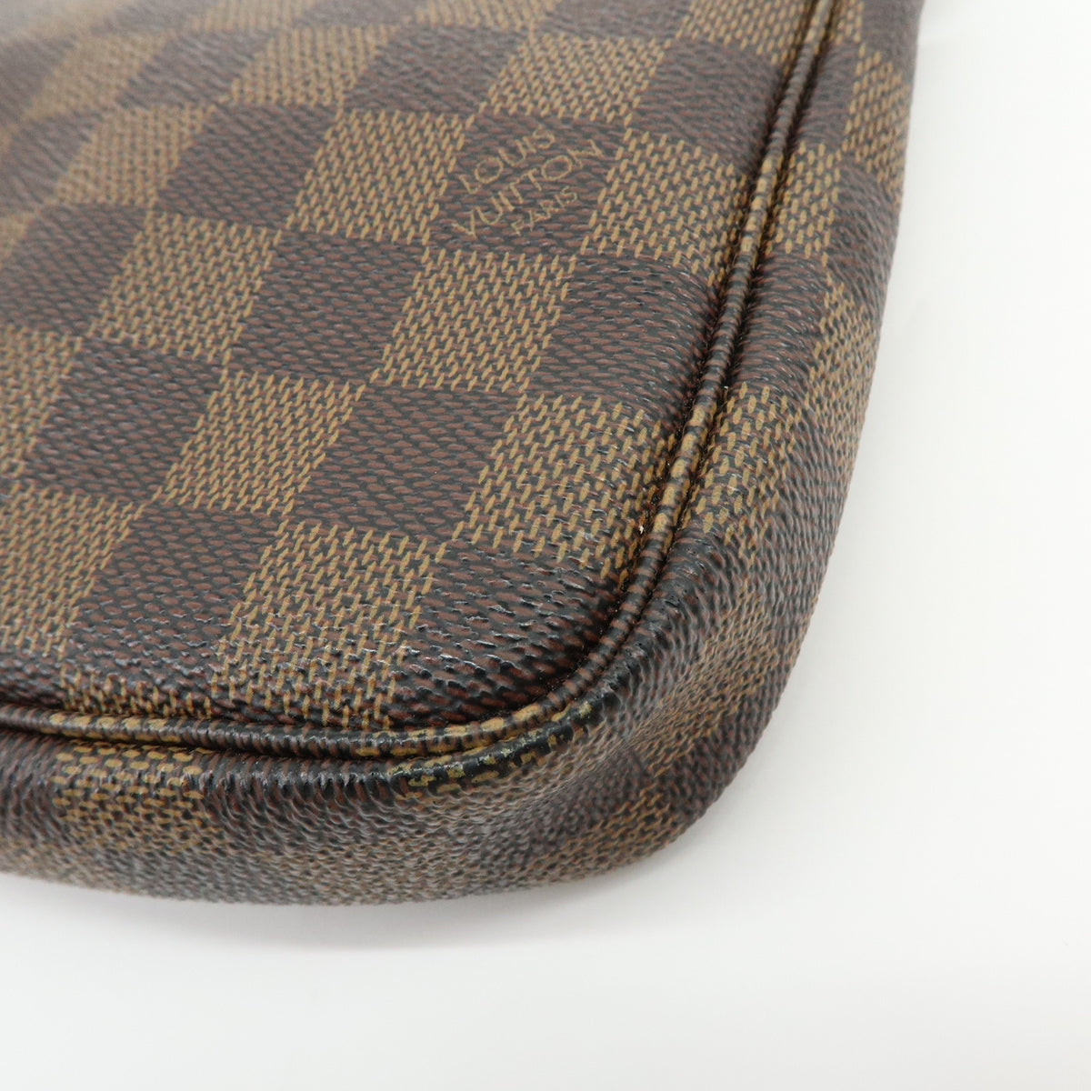 Louis Vuitton Damier Ebene Pochette Accessoires Hand Bag Brown N51985