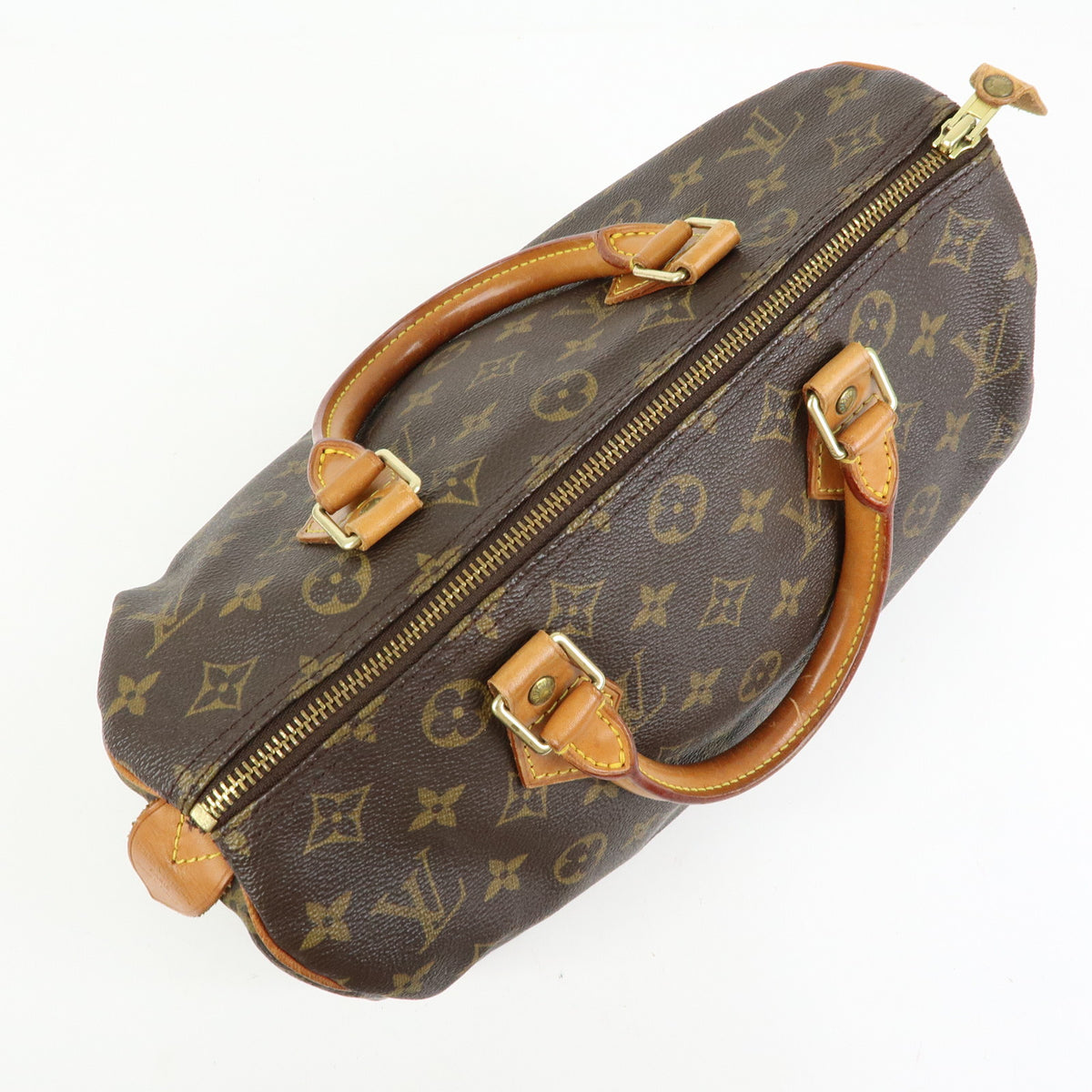 Louis Vuitton Monogram Speedy 30 Boston Bag Hand Bag Brown M41526