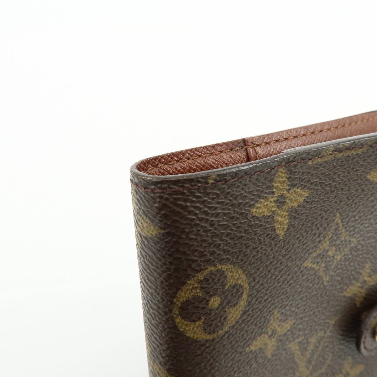 Louis Vuitton Monogram Agenda PM Planner Cover Brown R20005