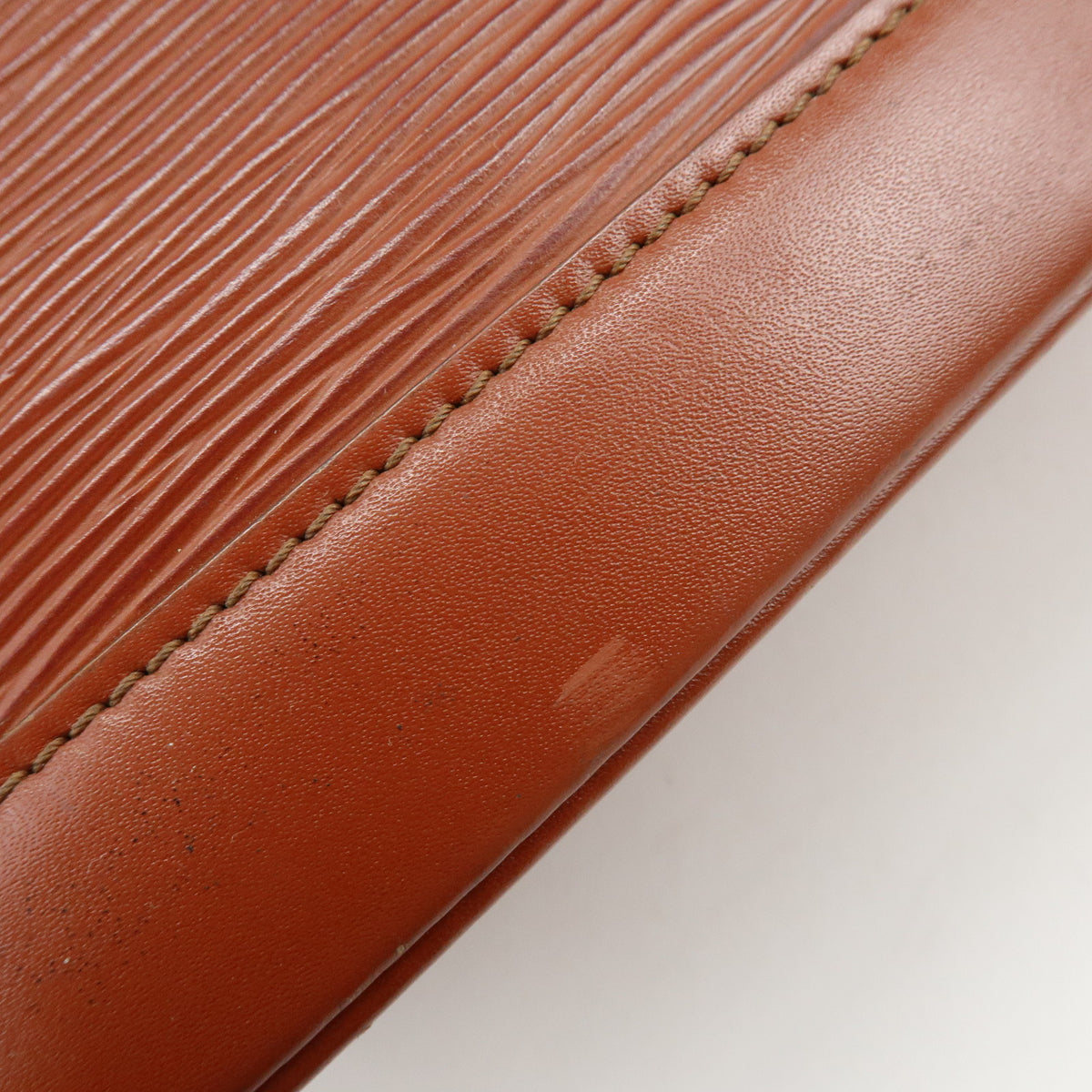 Louis Vuitton Epi Alma PM Leather Hand Bag Kenya Brown M52143