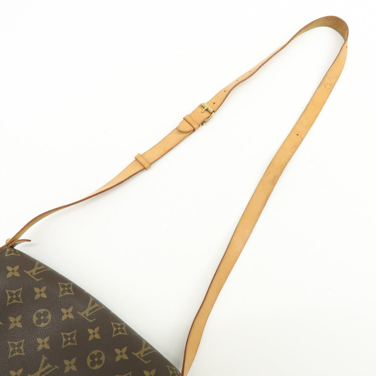 Louis Vuitton Monogram Cartouchiere GM Crossbody Bag Brown M51252