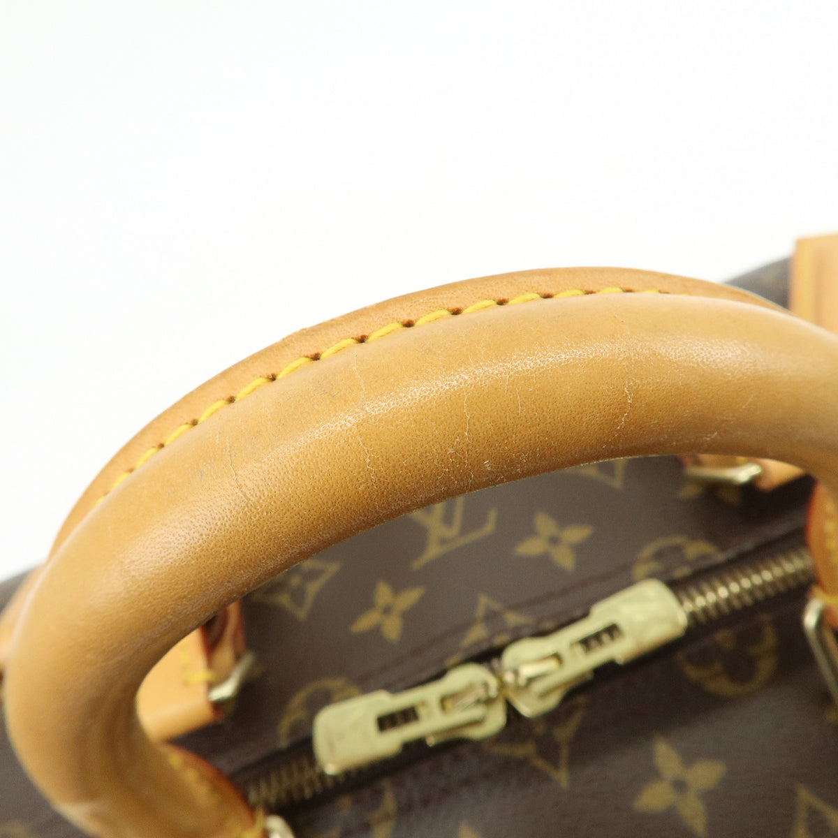 Louis Vuitton Monogram Keep All Bandouliere 55 Boston Bag Brown M41414