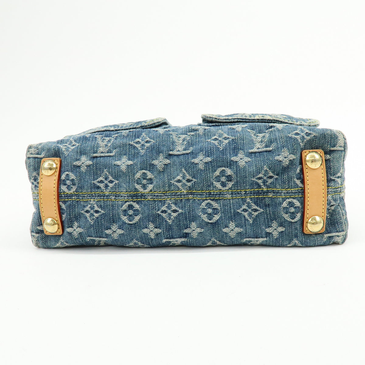 Louis Vuitton Monogram Denim Baggy PM 2Way Shoulder Bag Blue M95049 Lot