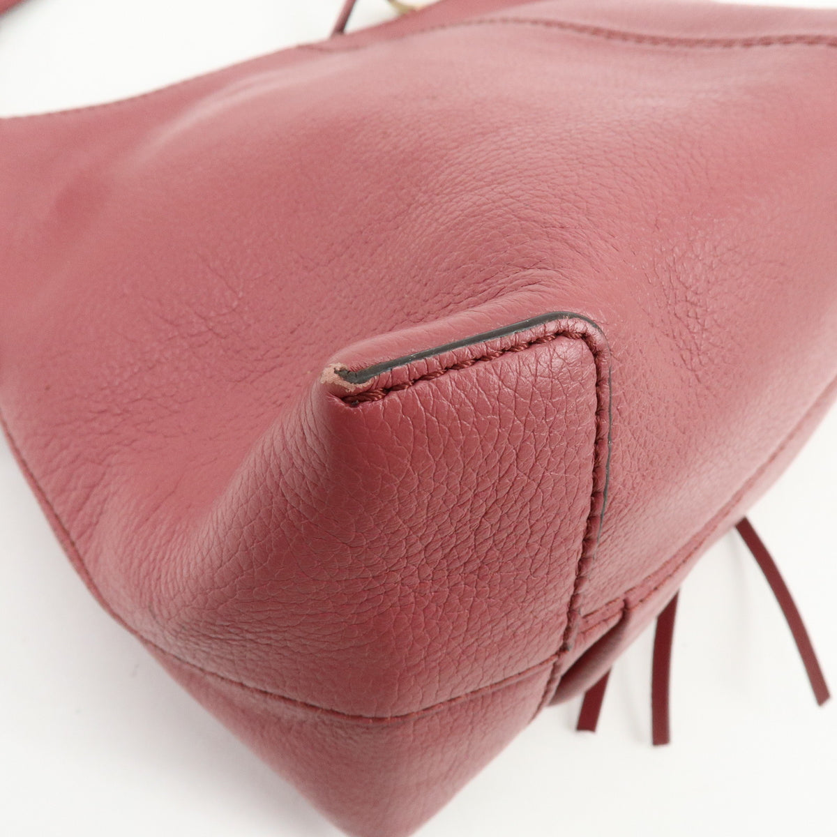 Chloe See by Chloe Joan Leather Suede Small 2Way Bag Crossbody Bag Pink