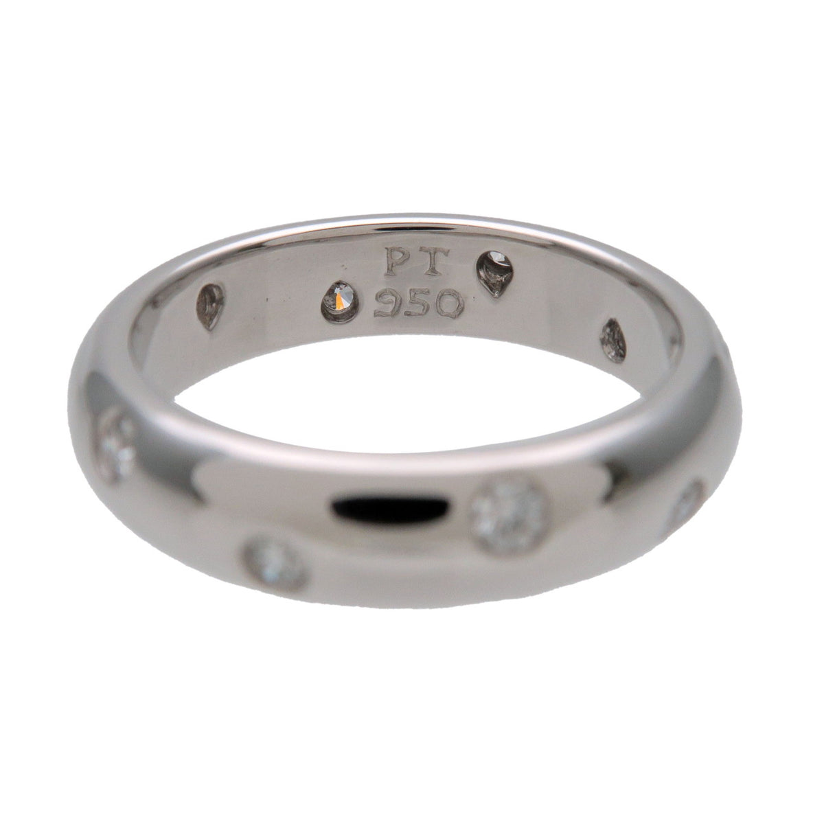 Tiffany&Co Dots Diamond Ring PT950 Platinum US5 EU49.5