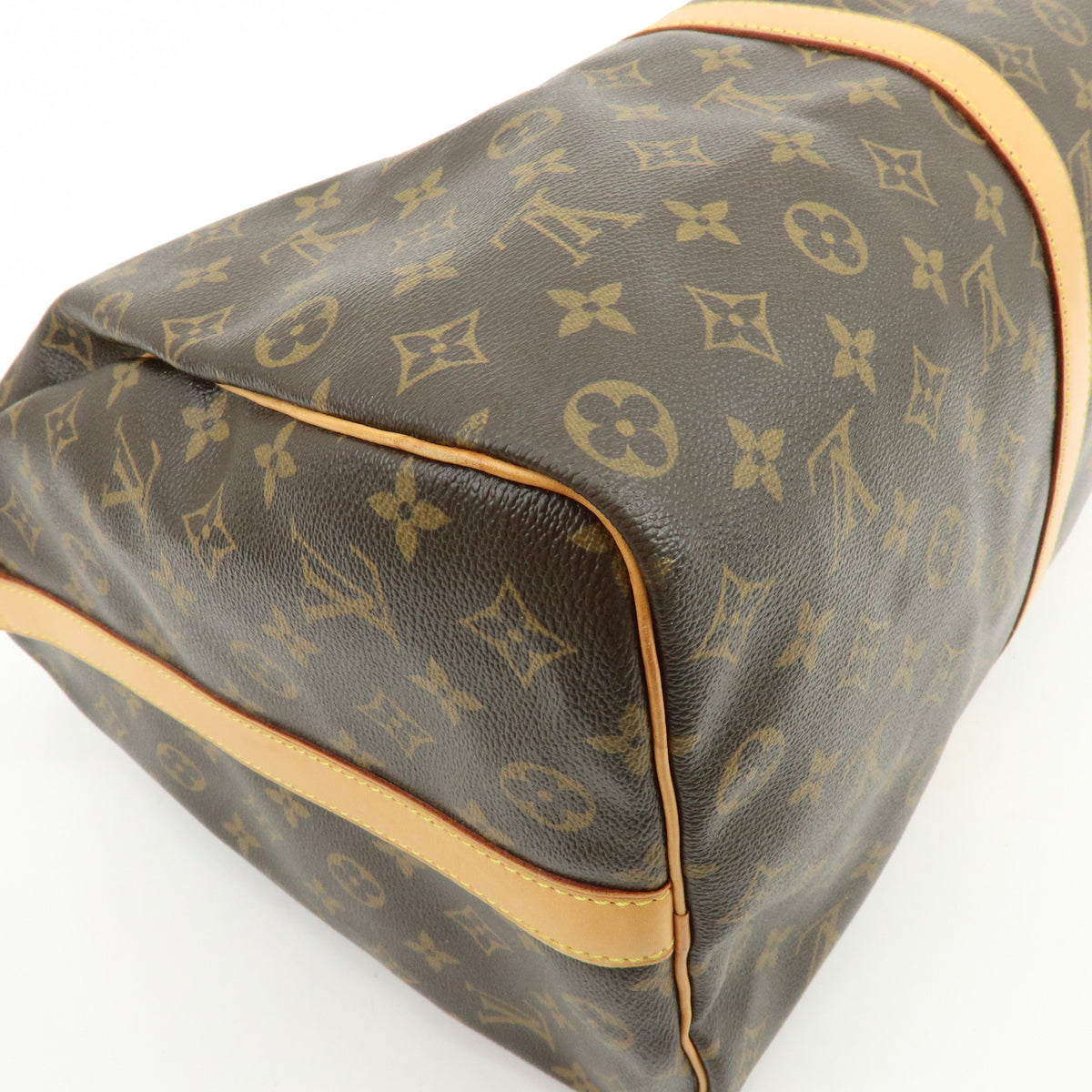 Louis Vuitton Monogram Keep All Bandouliere 50 Boston Bag Brown M41416