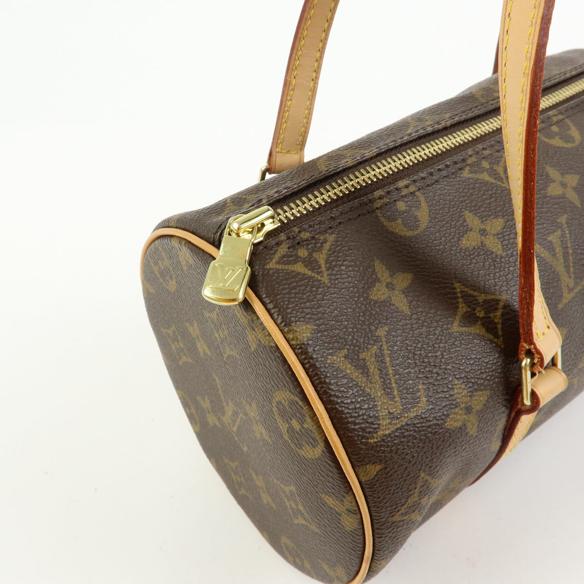 Louis Vuitton Monogram Papillon 26 Hand Bag Brown M51386