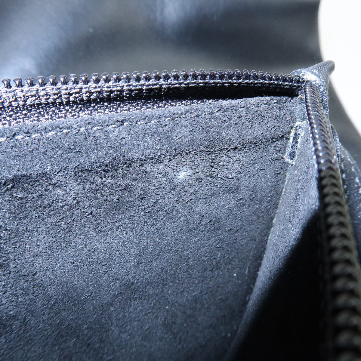 GUCCI Bamboo Leather Shoulder Bag Hand Bag Black 001・2058